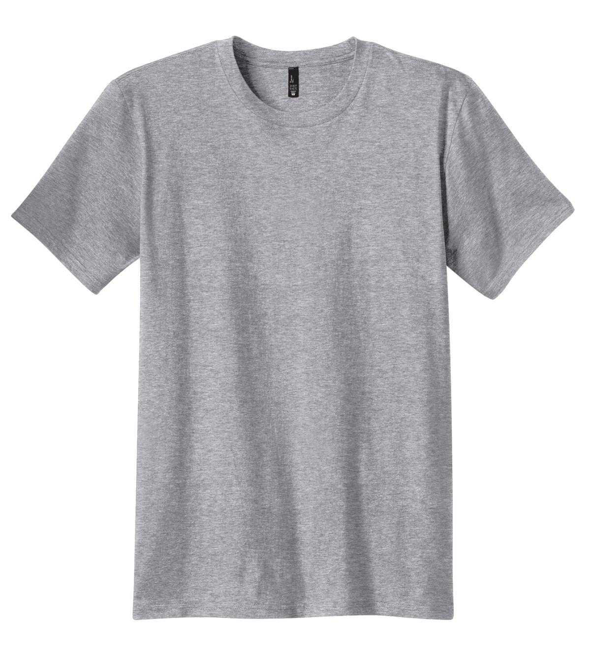 District DT5000 The Concert Tee - Heather Gray - HIT a Double - 5