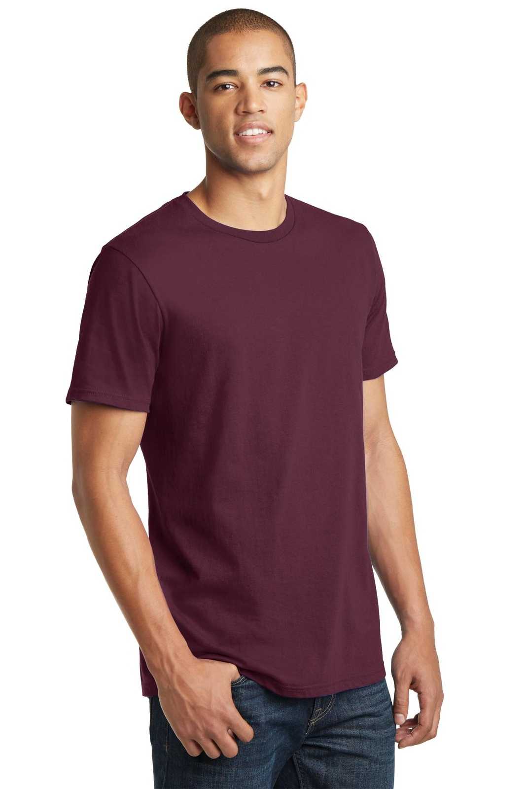 District DT5000 The Concert Tee - Maroon - HIT a Double - 3
