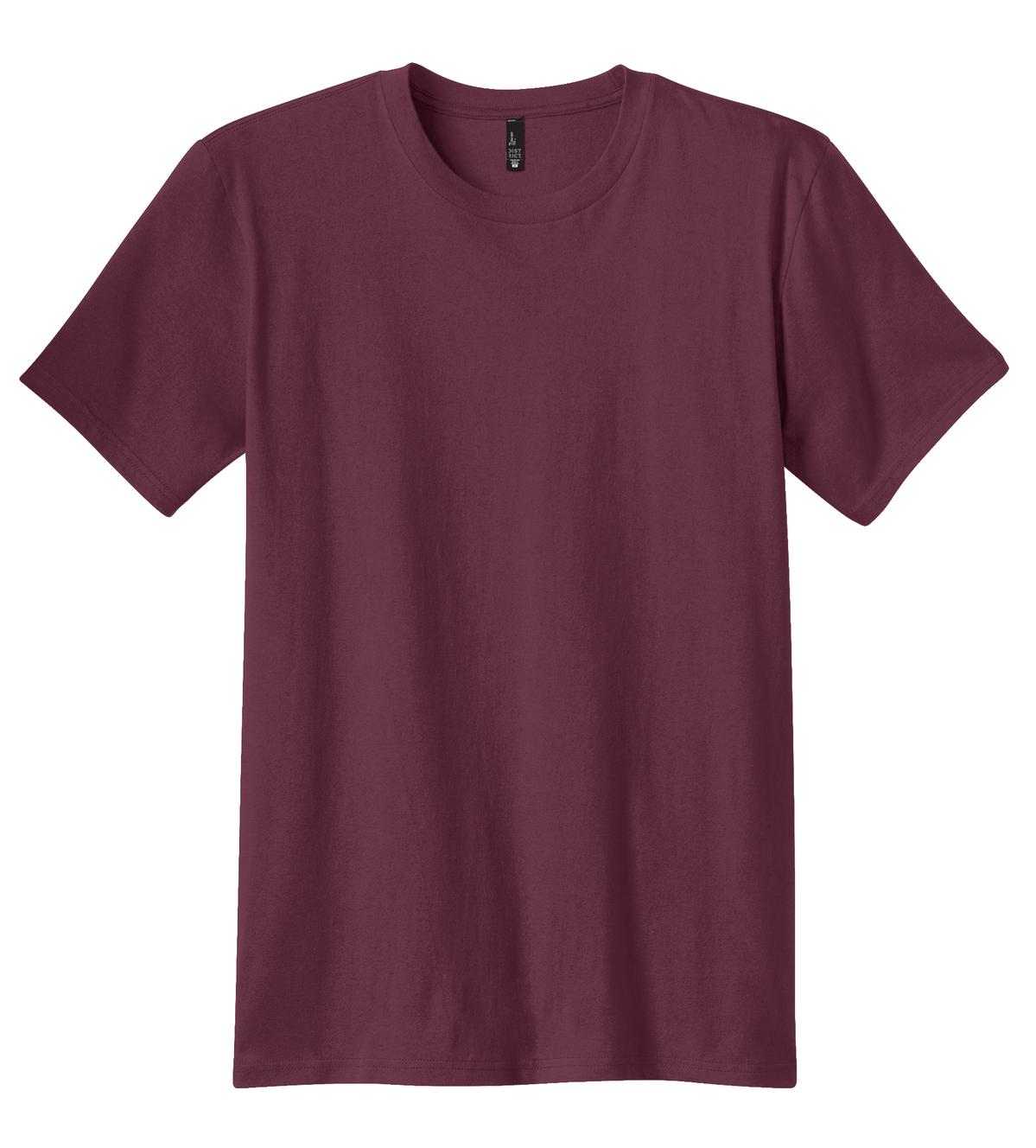 District DT5000 The Concert Tee - Maroon - HIT a Double - 4