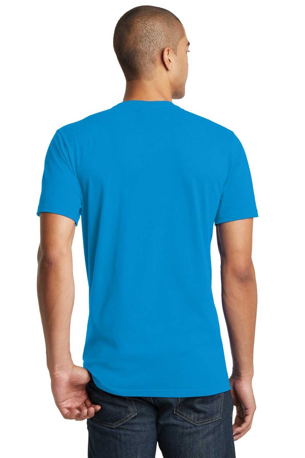 District DT5000 The Concert Tee - Neon Blue - HIT a Double - 2
