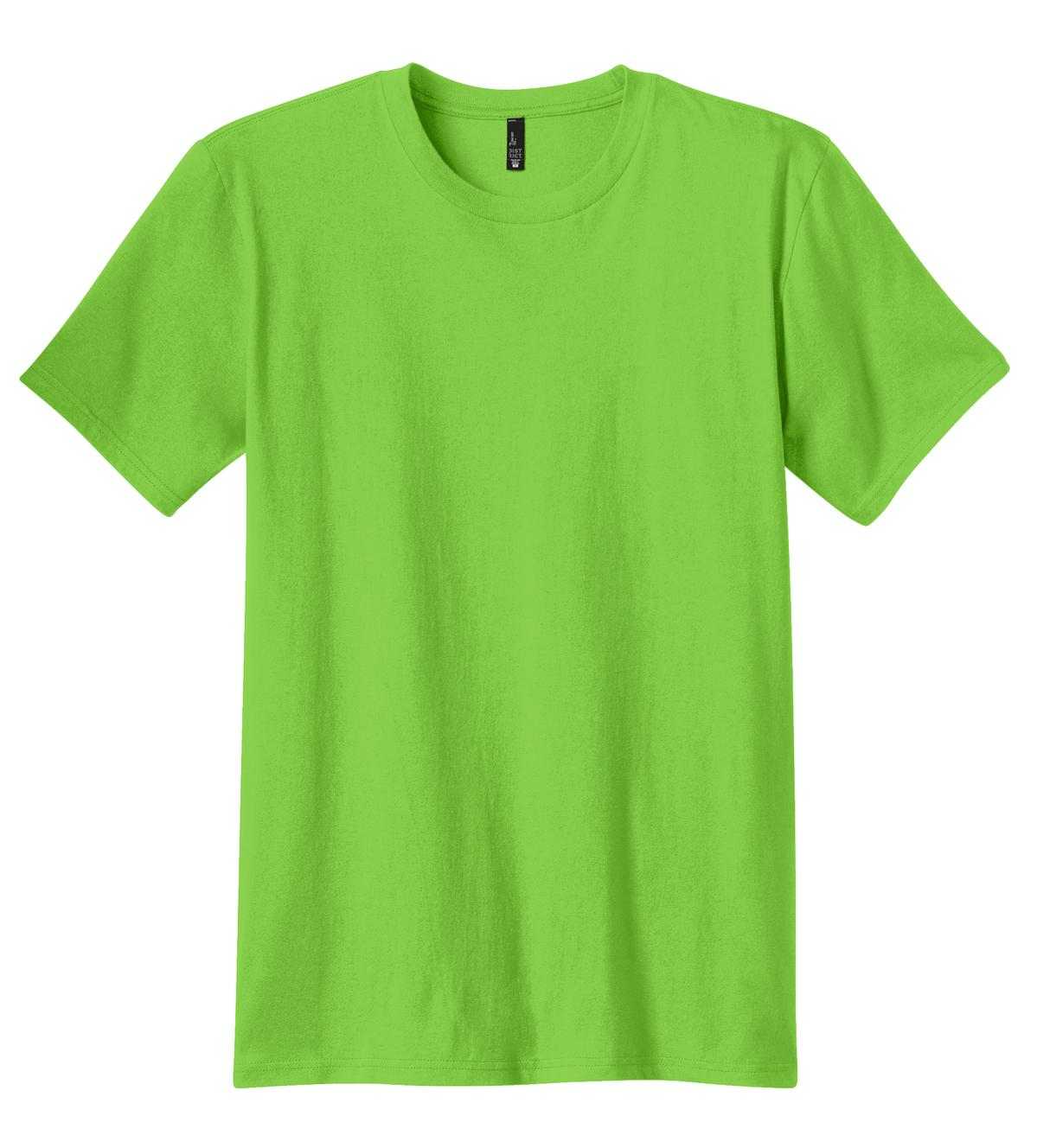 District DT5000 The Concert Tee - Neon Green - HIT a Double - 5