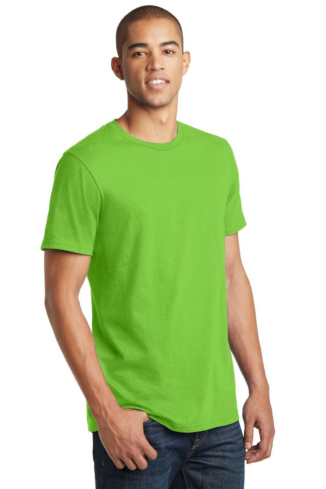 District DT5000 The Concert Tee - Neon Green - HIT a Double - 4