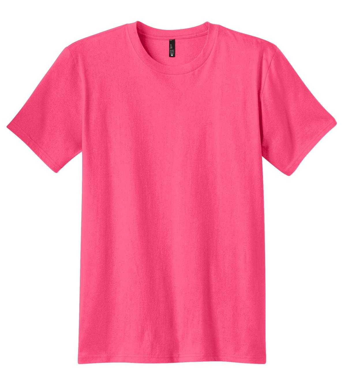 District DT5000 The Concert Tee - Neon Pink - HIT a Double - 5