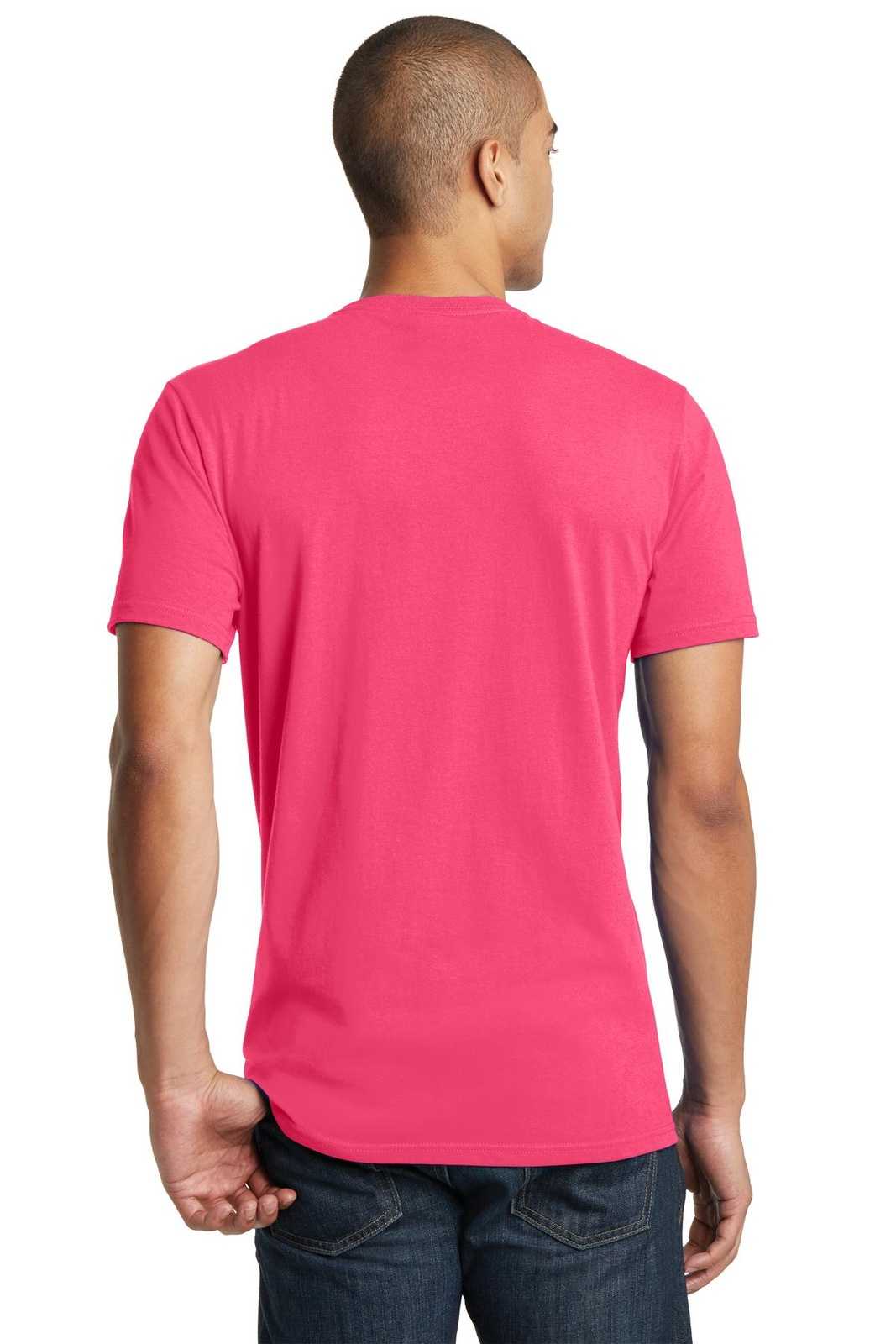 District DT5000 The Concert Tee - Neon Pink - HIT a Double - 2