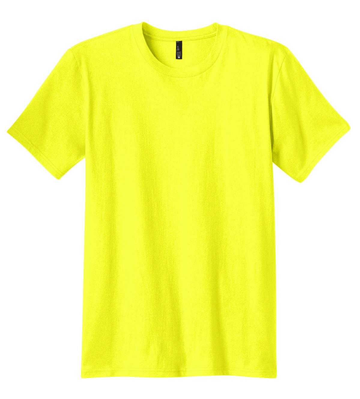 District DT5000 The Concert Tee - Neon Yellow - HIT a Double - 5