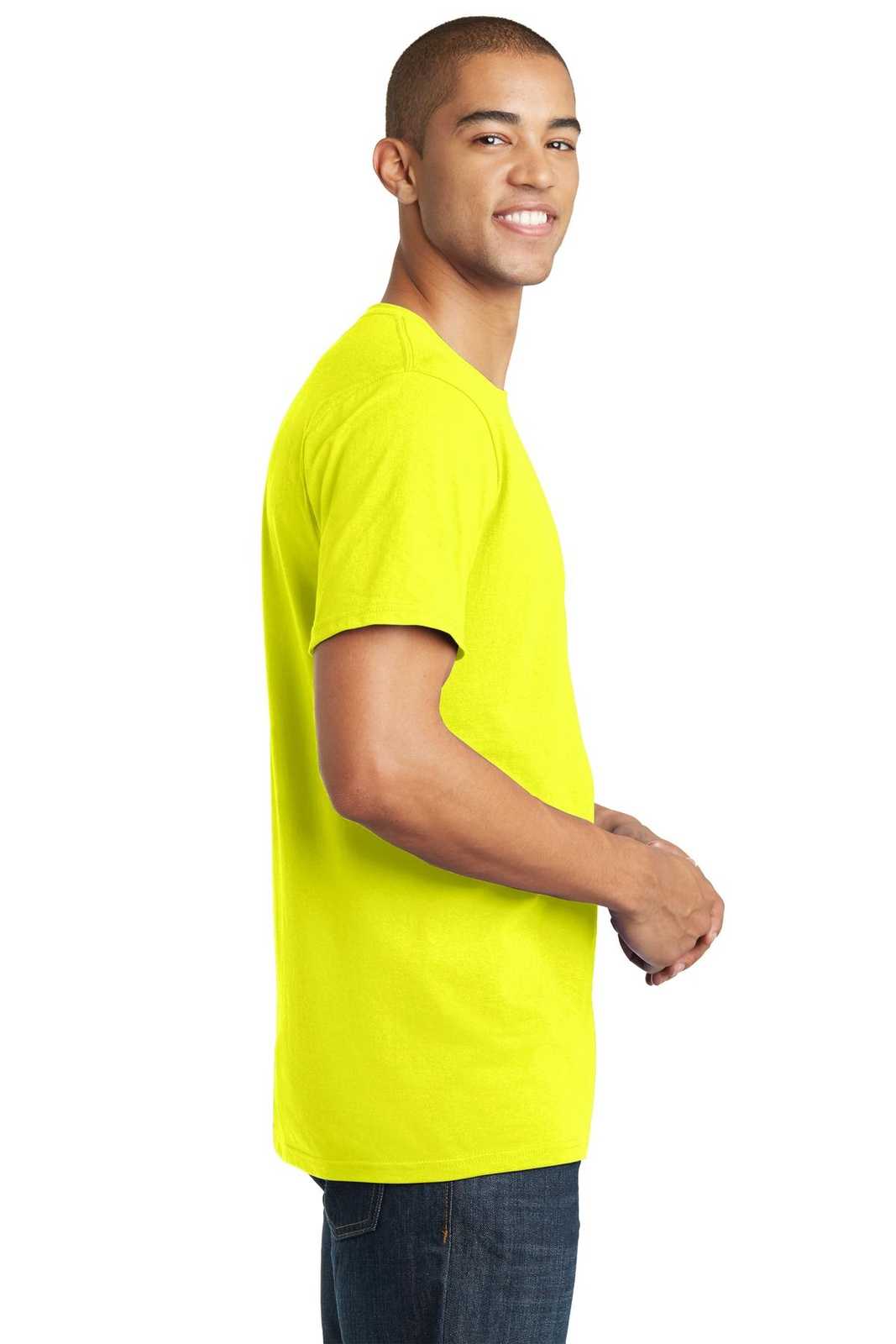 District DT5000 The Concert Tee - Neon Yellow - HIT a Double - 3