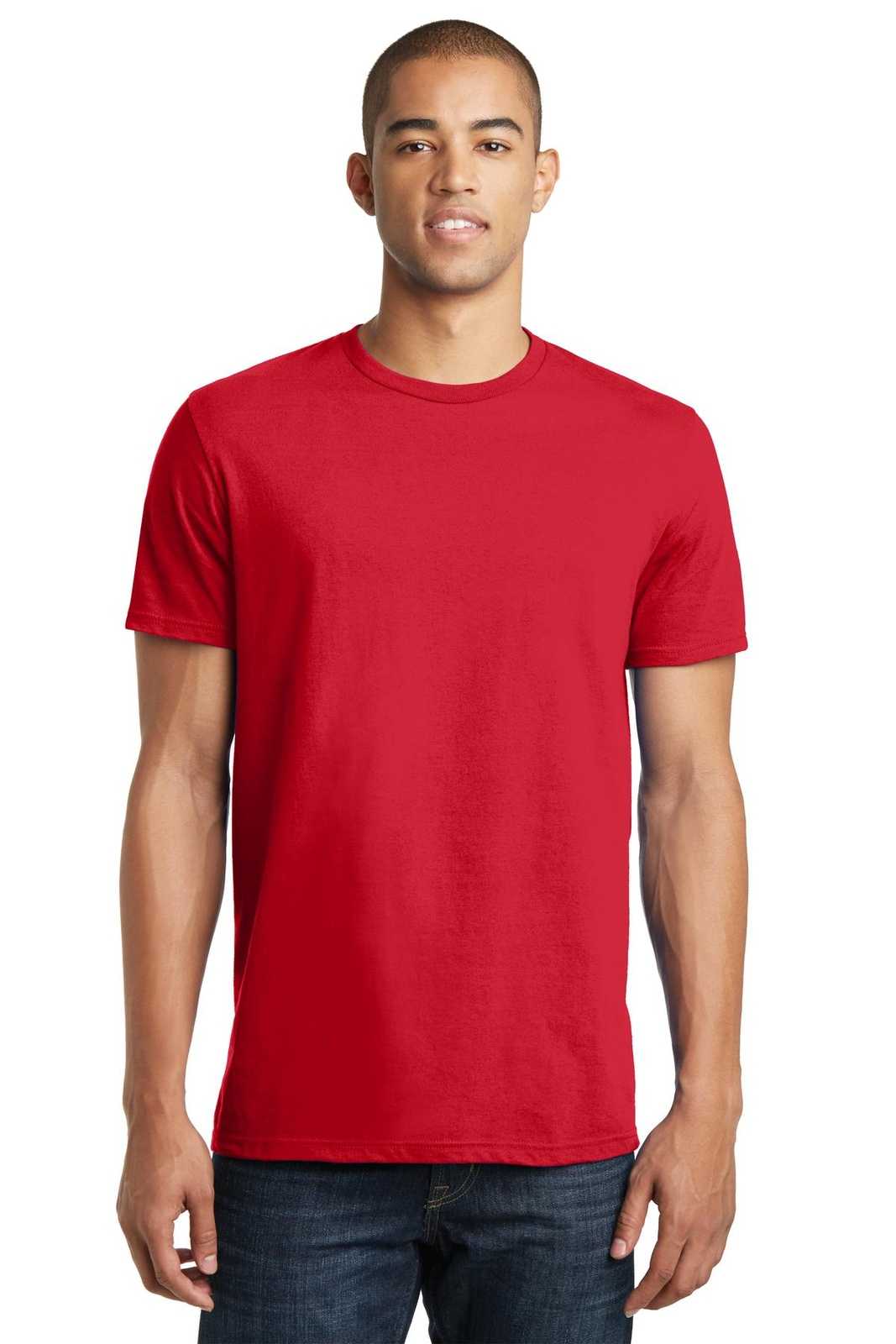 District DT5000 The Concert Tee - New Red - HIT a Double - 1