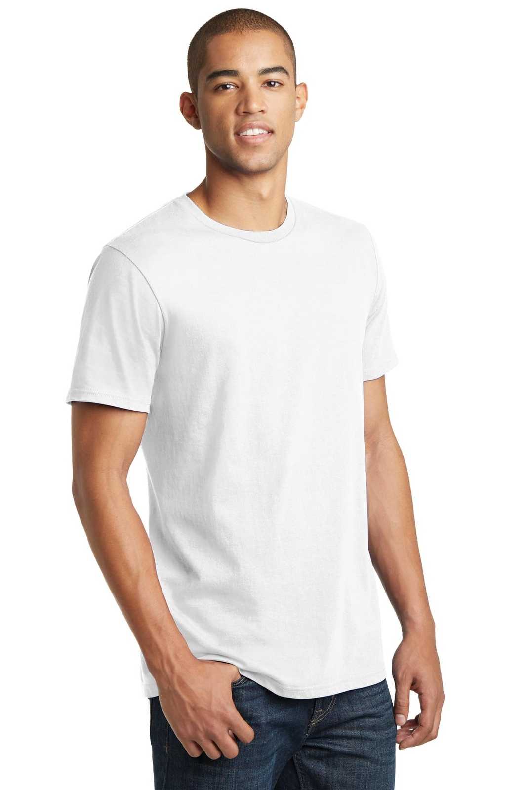 District DT5000 The Concert Tee - White - HIT a Double - 4