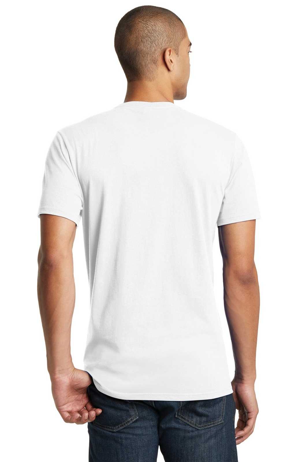 District DT5000 The Concert Tee - White - HIT a Double - 2