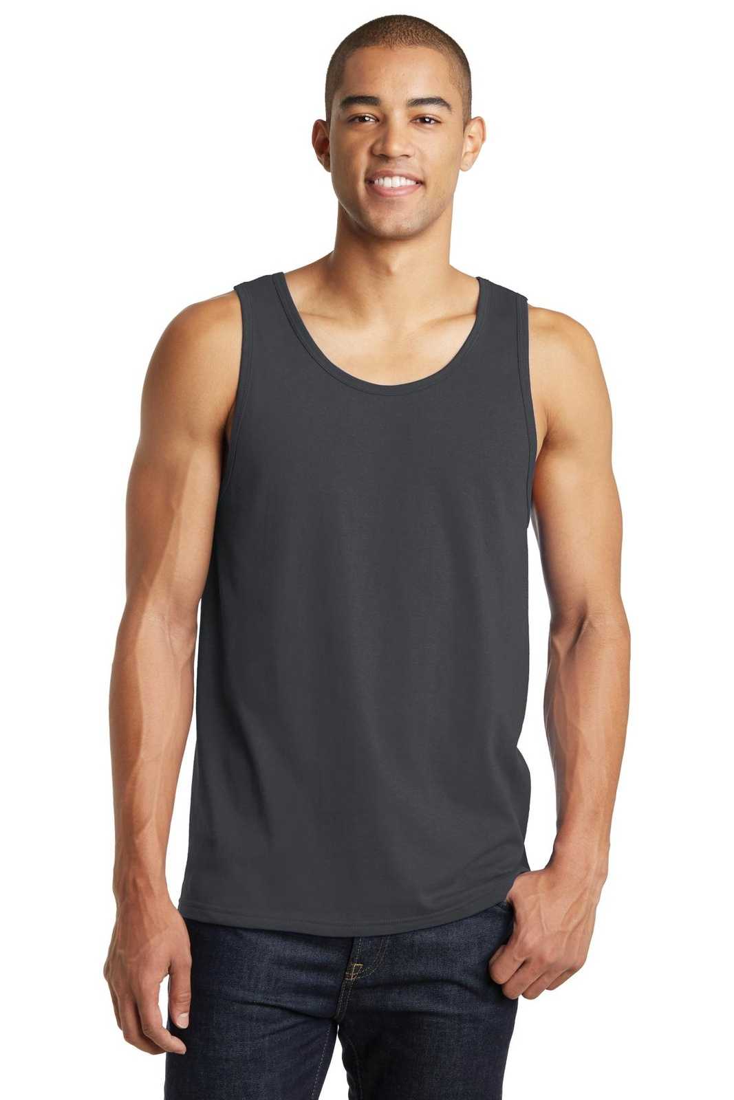 District DT5300 The Concert Tank - Charcoal - HIT a Double - 1