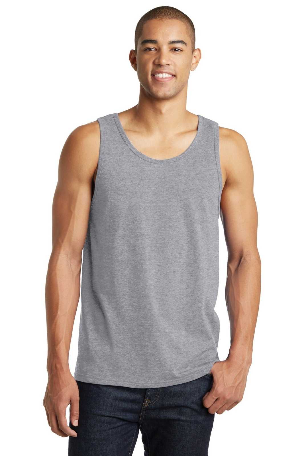 District DT5300 The Concert Tank - Heather Gray - HIT a Double - 1
