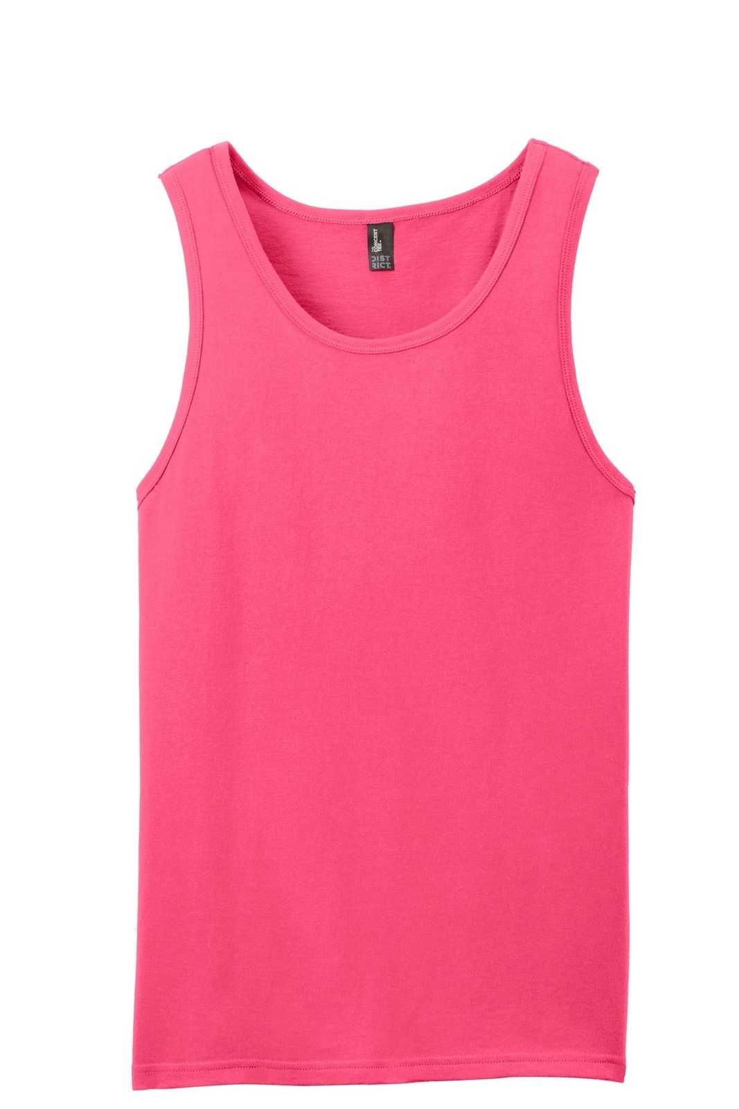District DT5300 The Concert Tank - Neon Pink - HIT a Double - 5