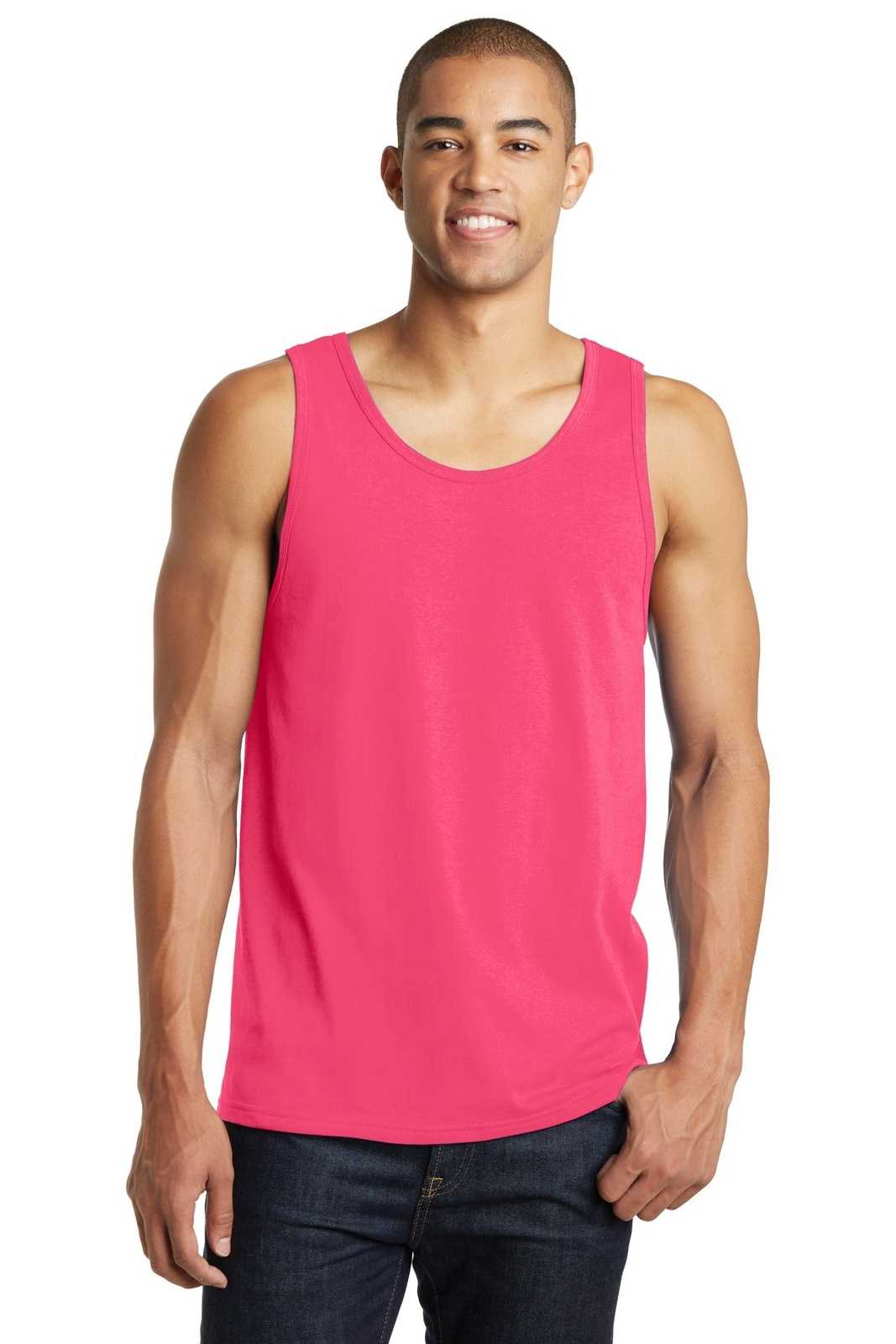 District DT5300 The Concert Tank - Neon Pink - HIT a Double - 1