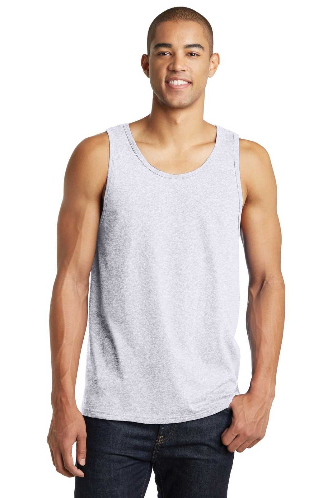 District DT5300 The Concert Tank - White Heather - HIT a Double - 1