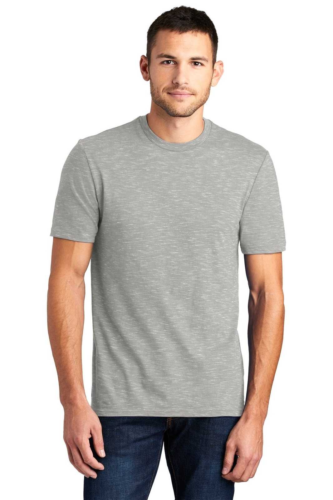 District DT564 Medal Tee - Light Gray - HIT a Double - 1
