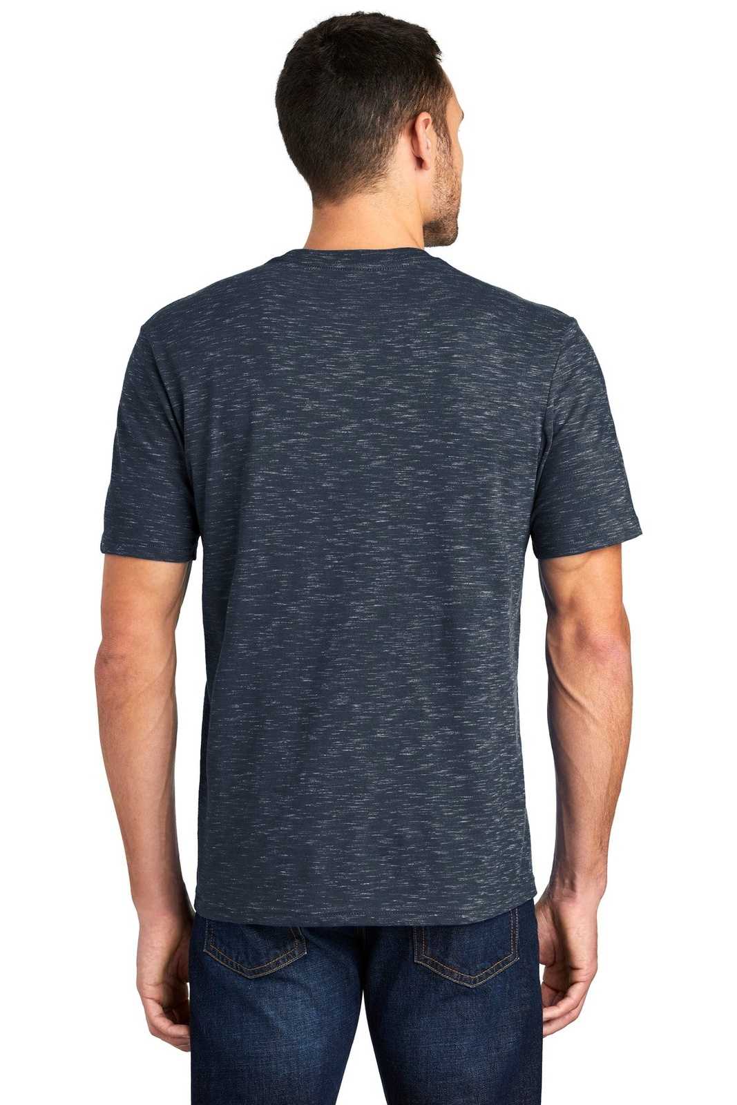 District DT564 Medal Tee - New Navy - HIT a Double - 2