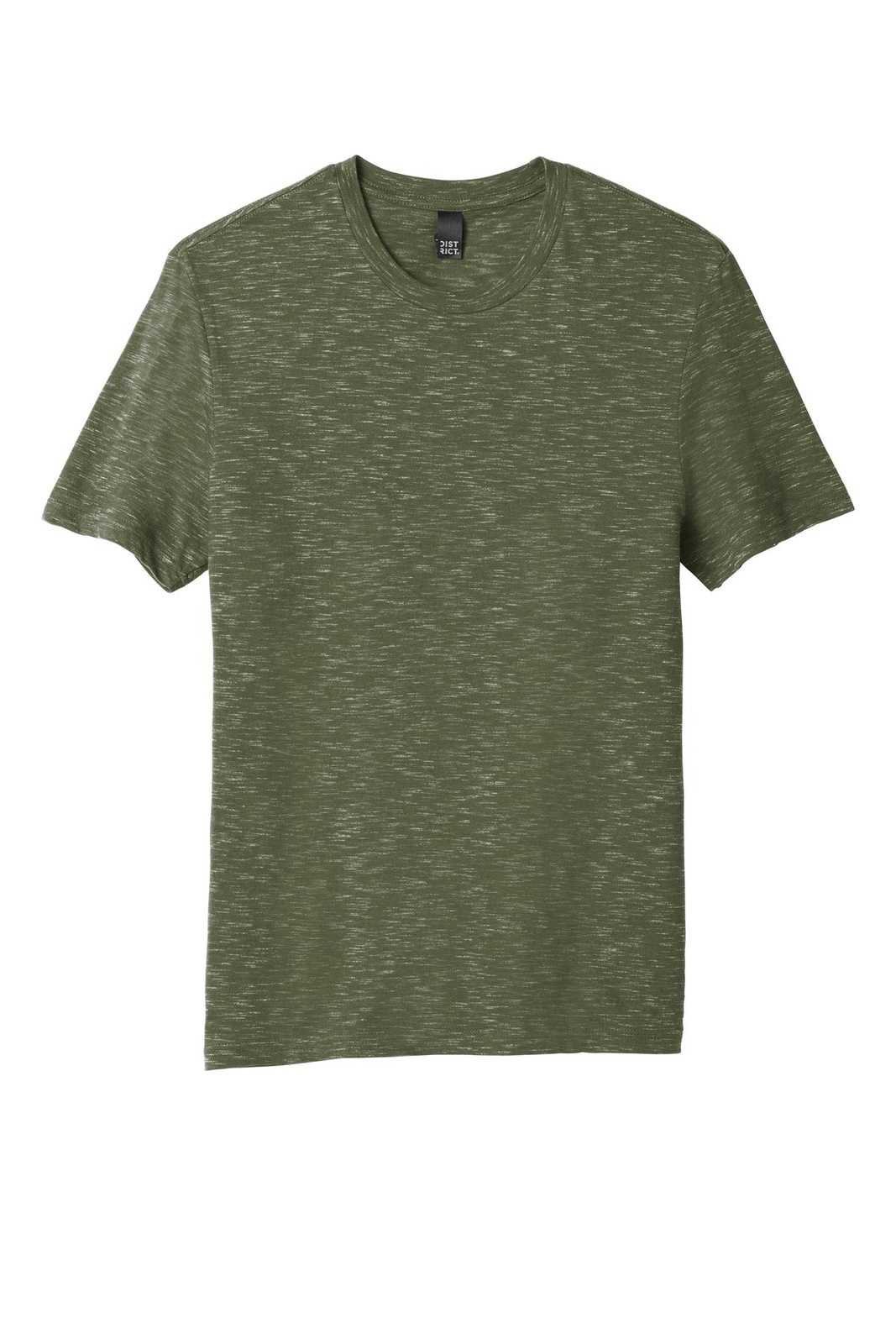 District DT564 Medal Tee - Olive - HIT a Double - 5