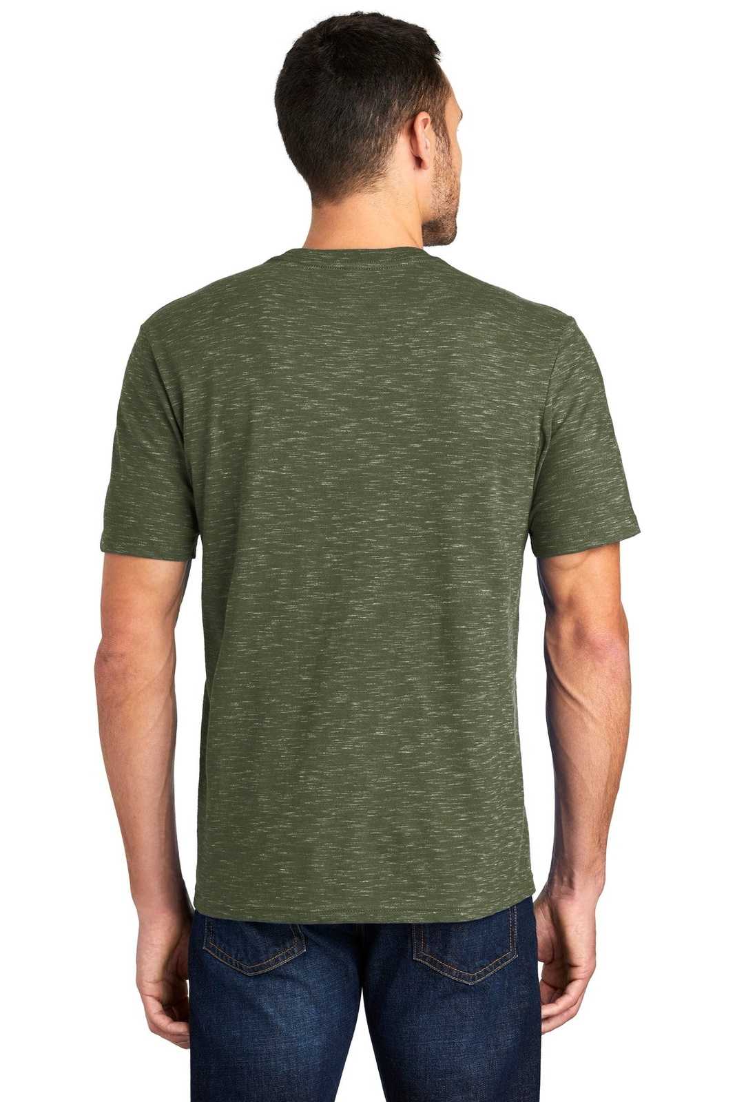 District DT564 Medal Tee - Olive - HIT a Double - 2