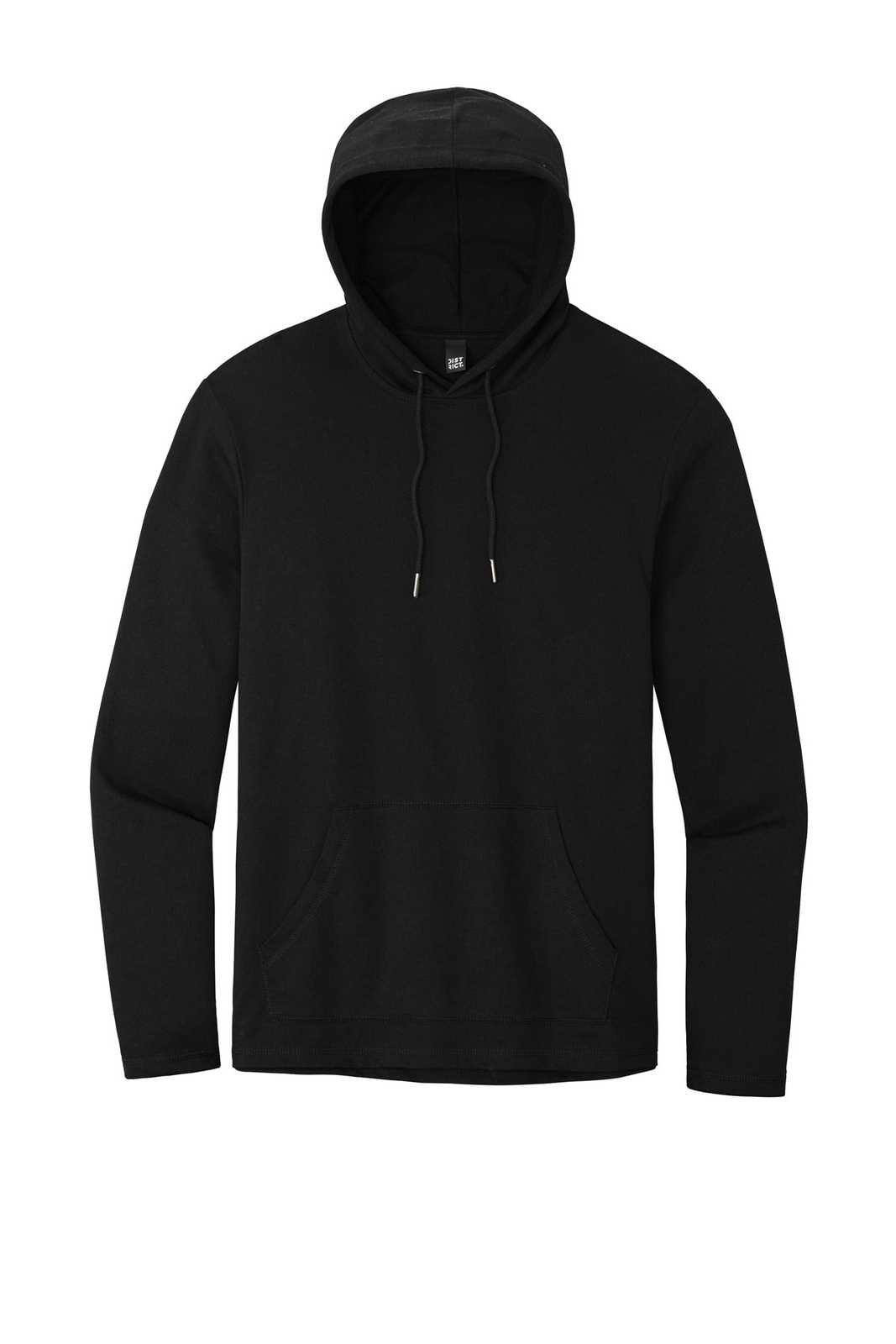 District DT571 Featherweight French Terry Hoodie - Black - HIT a Double - 5