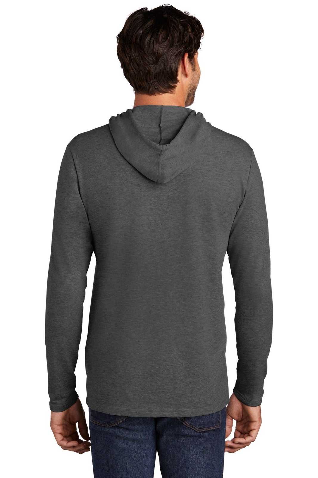 District DT571 Featherweight French Terry Hoodie - Washed Coal - HIT a Double - 2