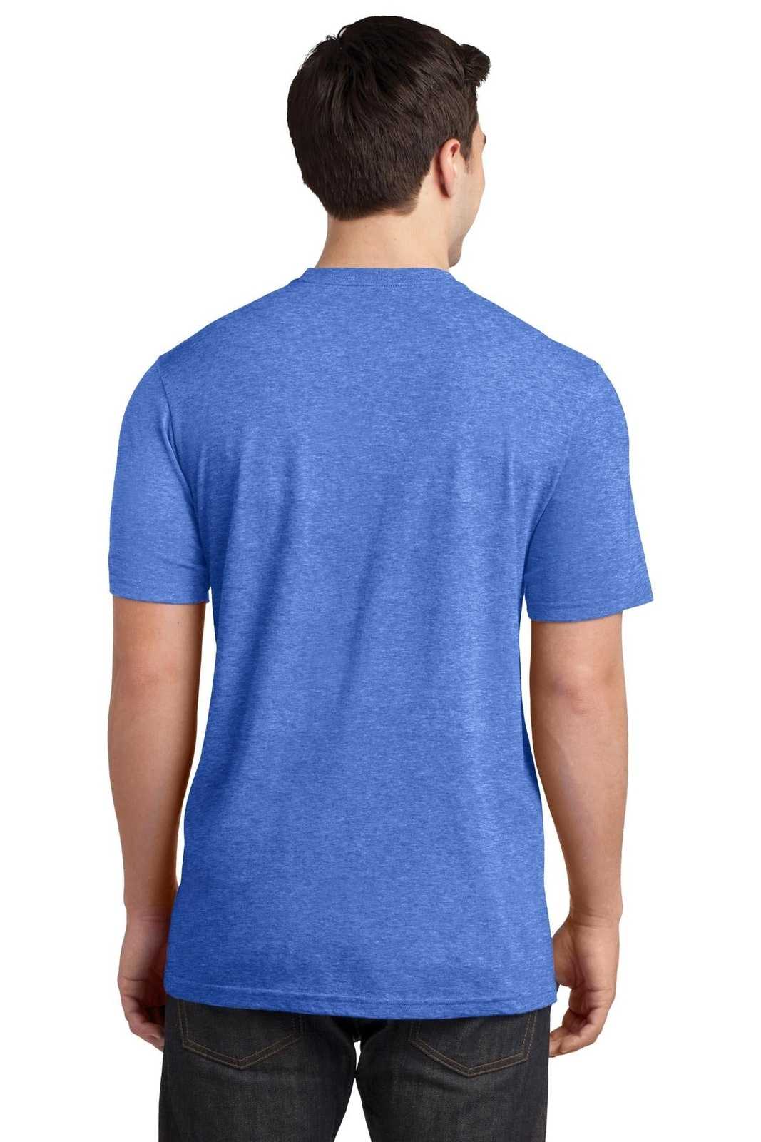 District DT6000P Very Important Tee with Pocket - Heathered Royal - HIT a Double - 2
