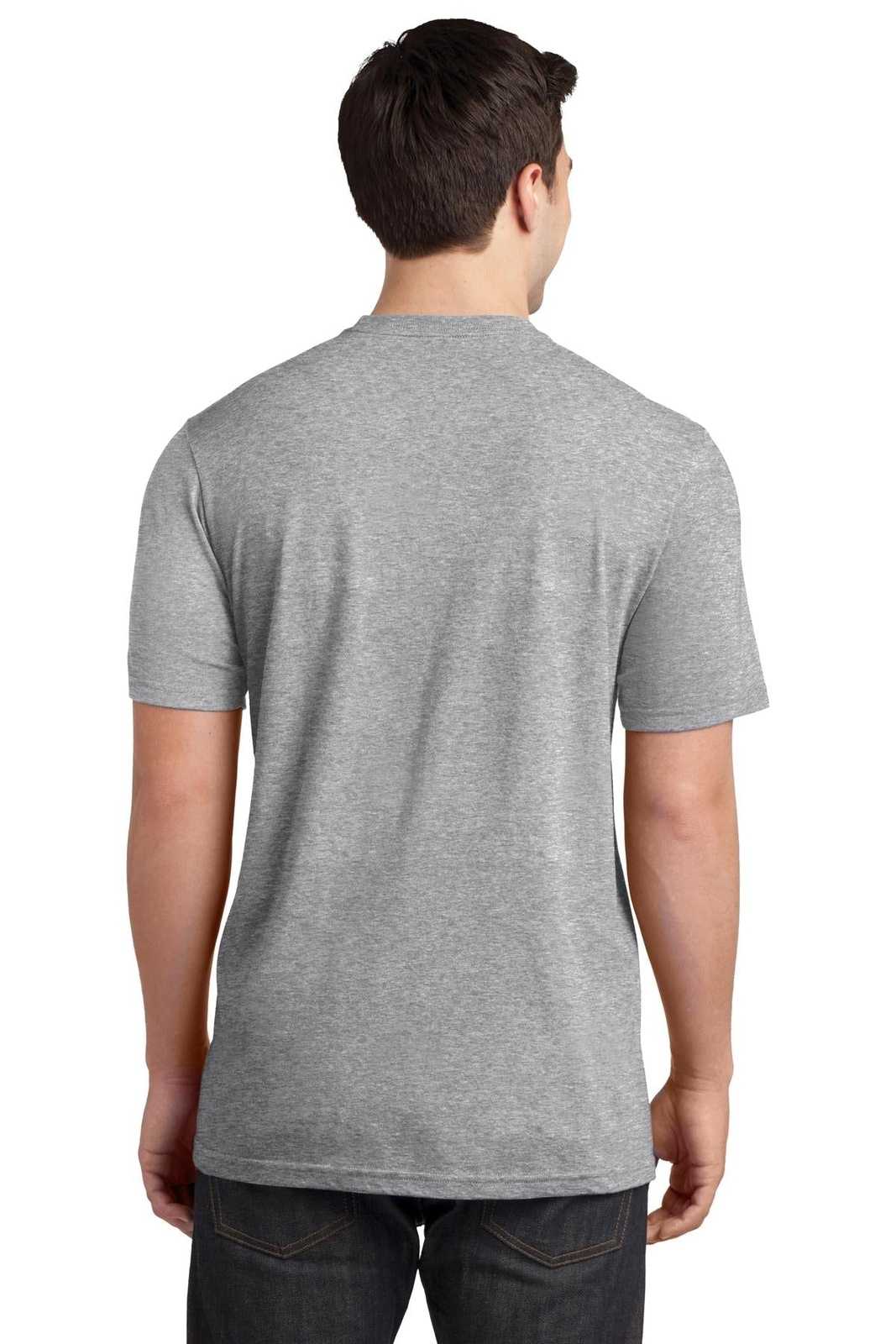 District DT6000P Very Important Tee with Pocket - Light Heather Gray - HIT a Double - 2
