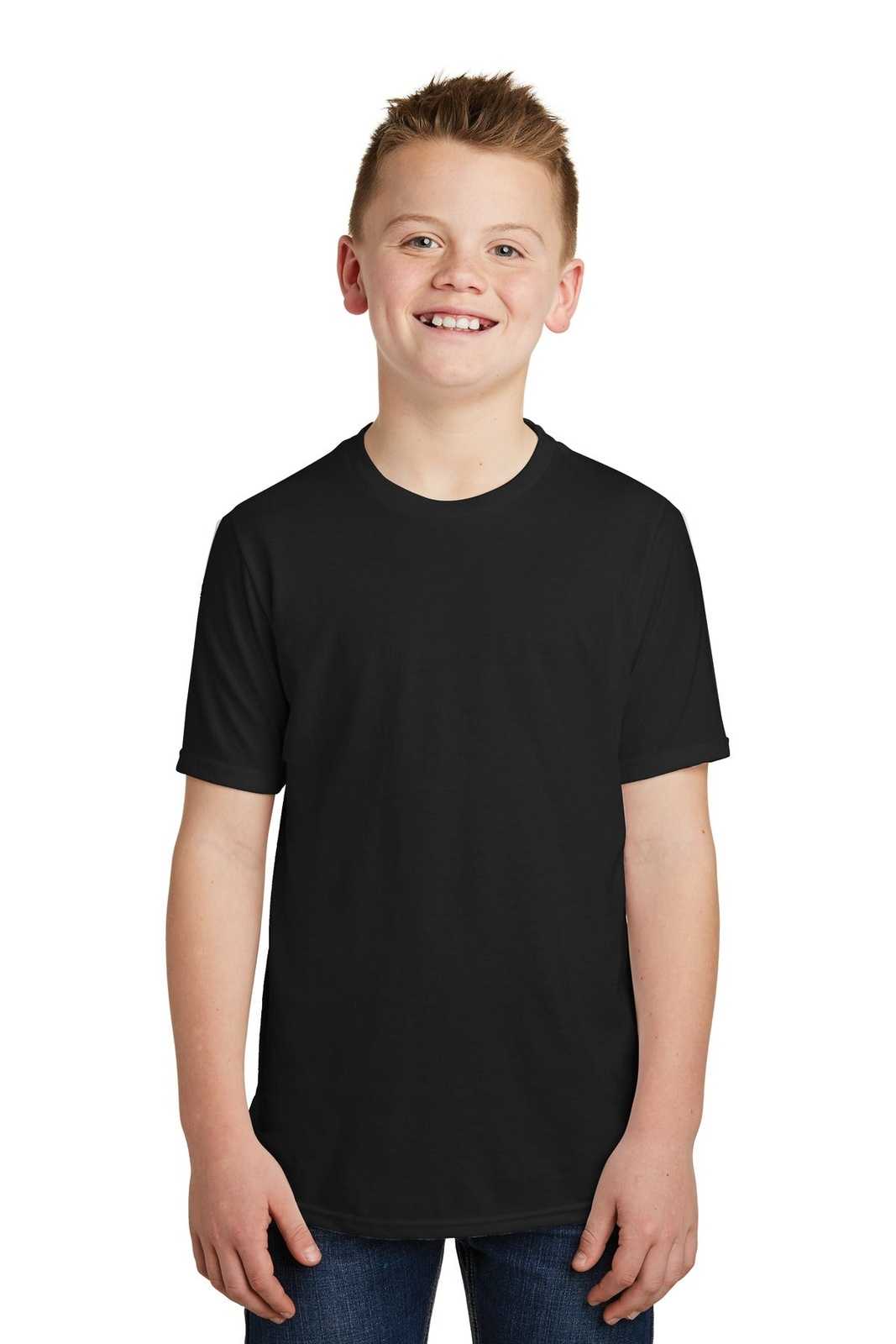 District DT6000Y Youth Very Important Tee - Black - HIT a Double - 1