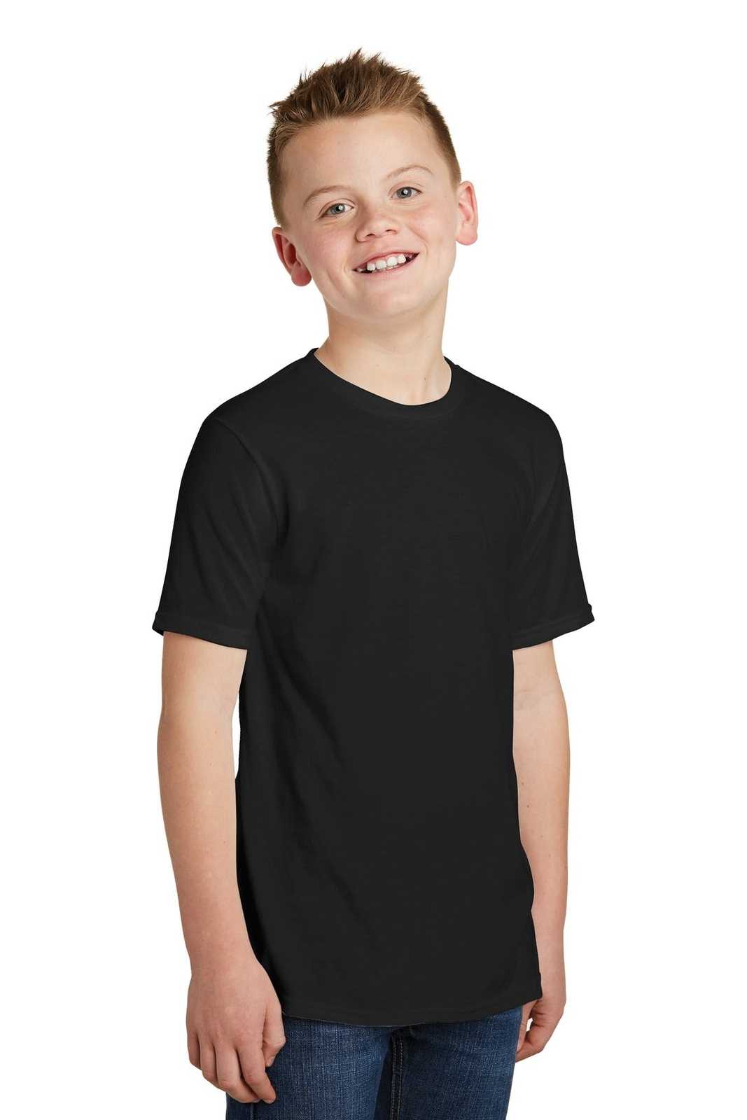 District DT6000Y Youth Very Important Tee - Black - HIT a Double - 4