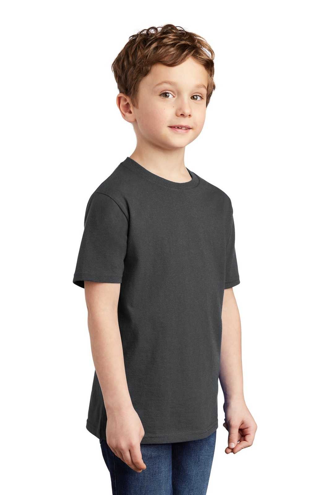 District DT6000Y Youth Very Important Tee - Charcoal - HIT a Double - 4