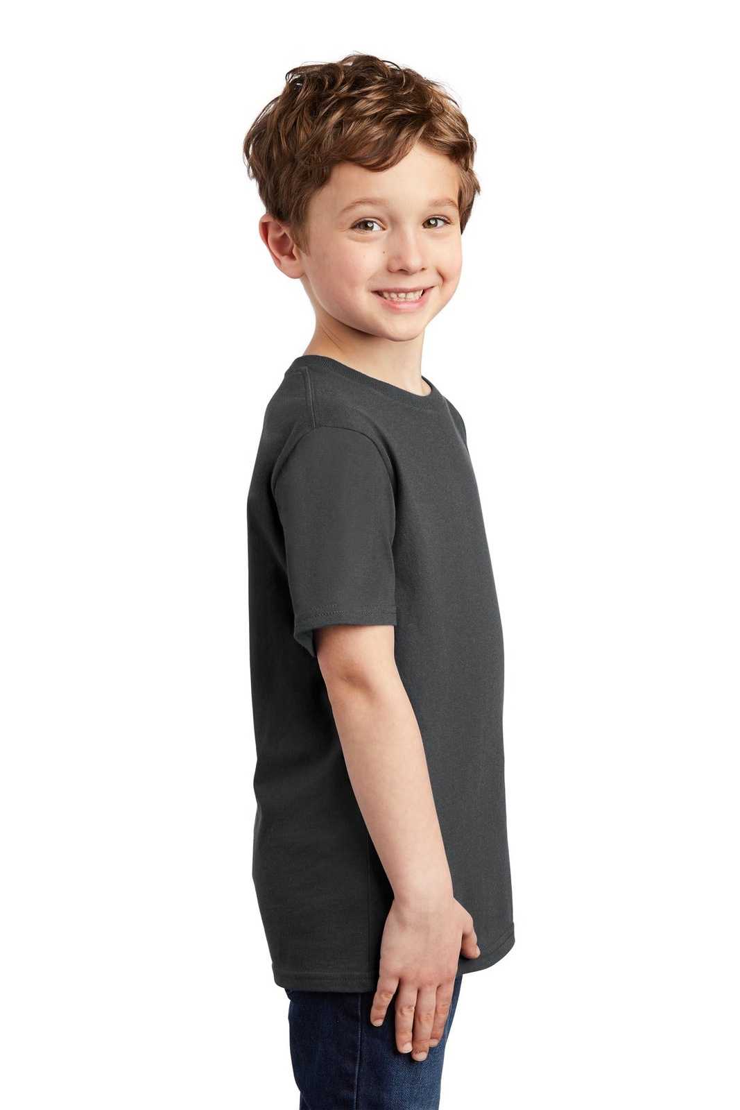 District DT6000Y Youth Very Important Tee - Charcoal - HIT a Double - 3
