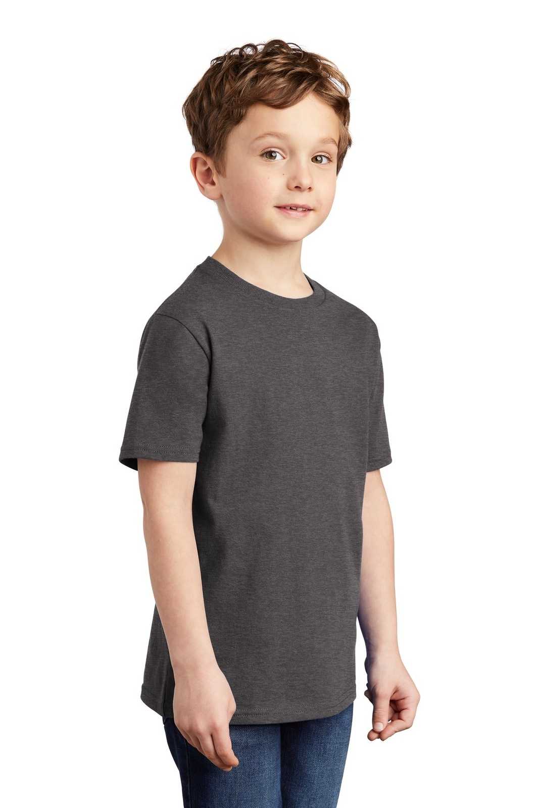 District DT6000Y Youth Very Important Tee - Heathered Charcoal - HIT a Double - 2