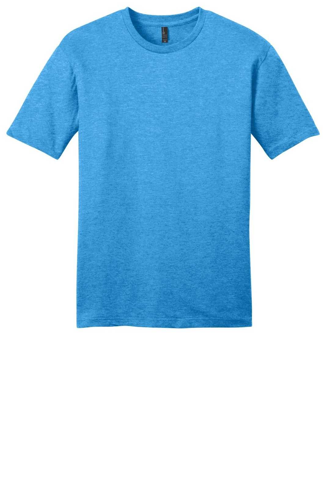 District DT6000 Very Important Tee - Heathered Bright Turquoise - HIT a Double - 5