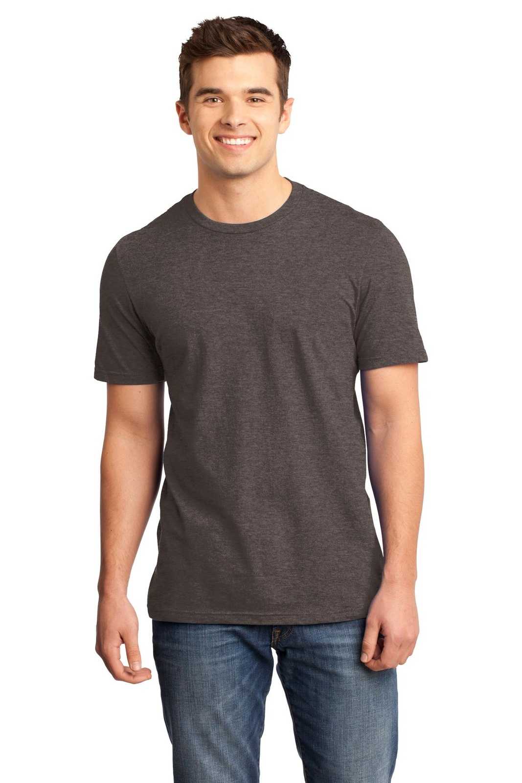 District DT6000 Very Important Tee - Heathered Brown - HIT a Double - 1