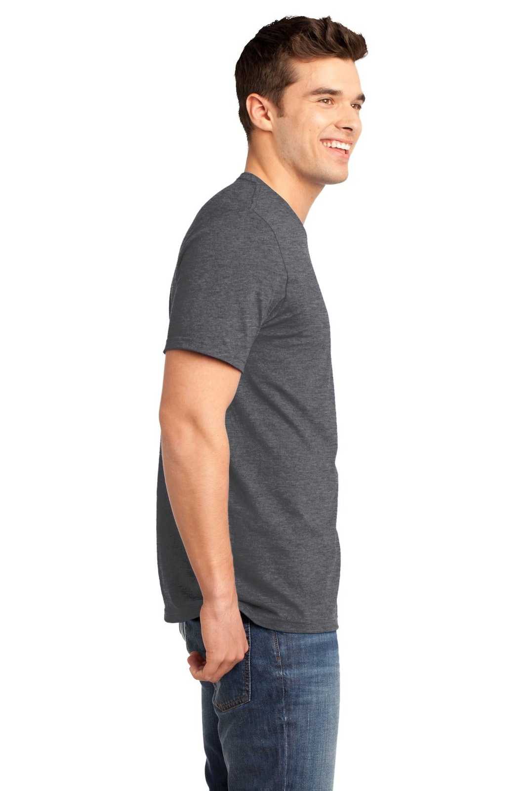 District DT6000 Very Important Tee - Heathered Charcoal - HIT a Double - 3