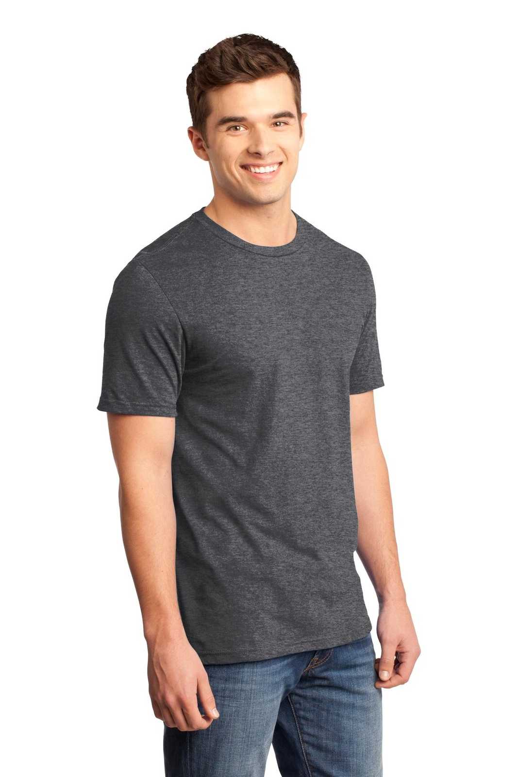 District DT6000 Very Important Tee - Heathered Charcoal - HIT a Double - 4
