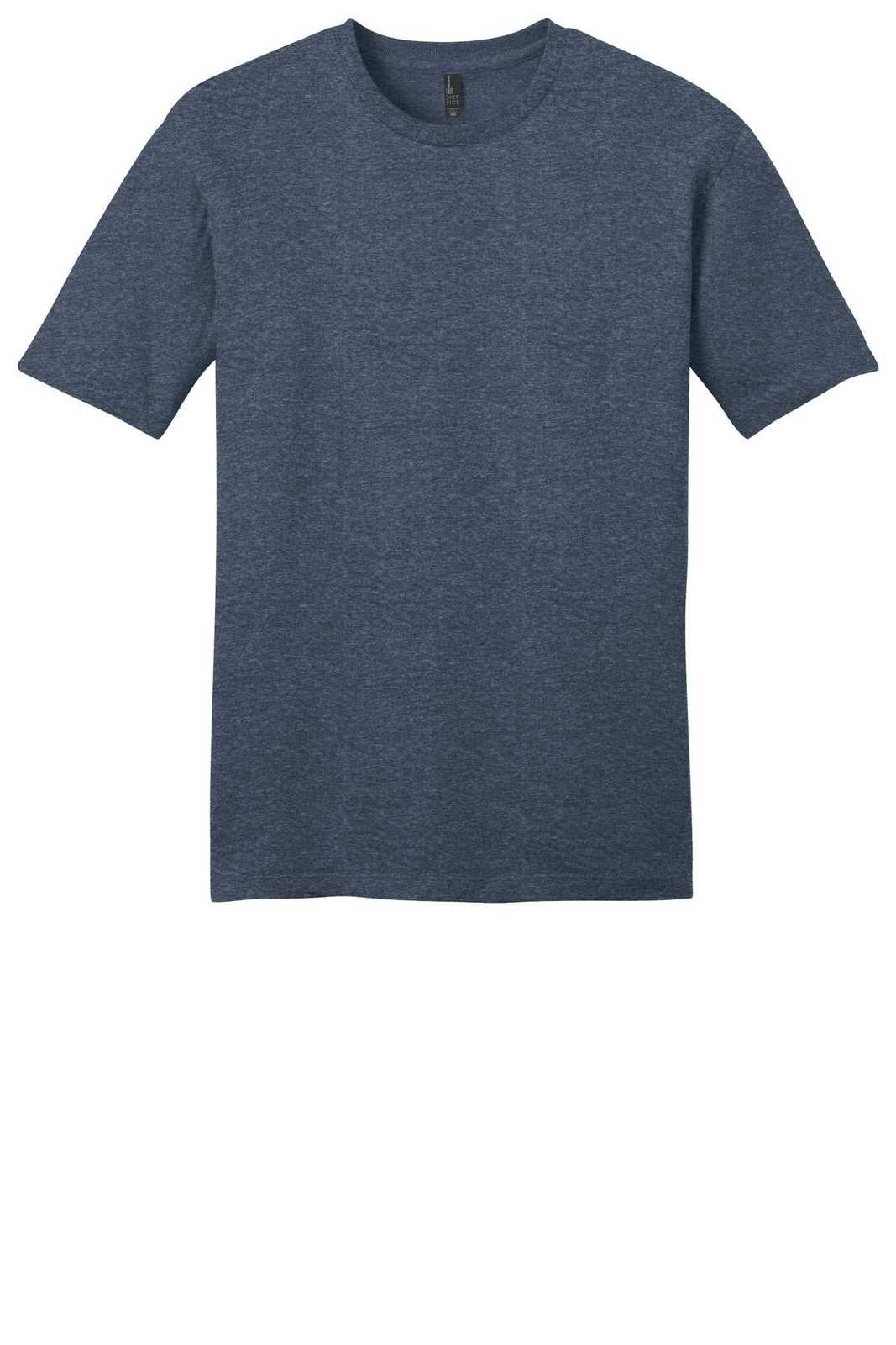 District DT6000 Very Important Tee - Heathered Navy - HIT a Double - 5