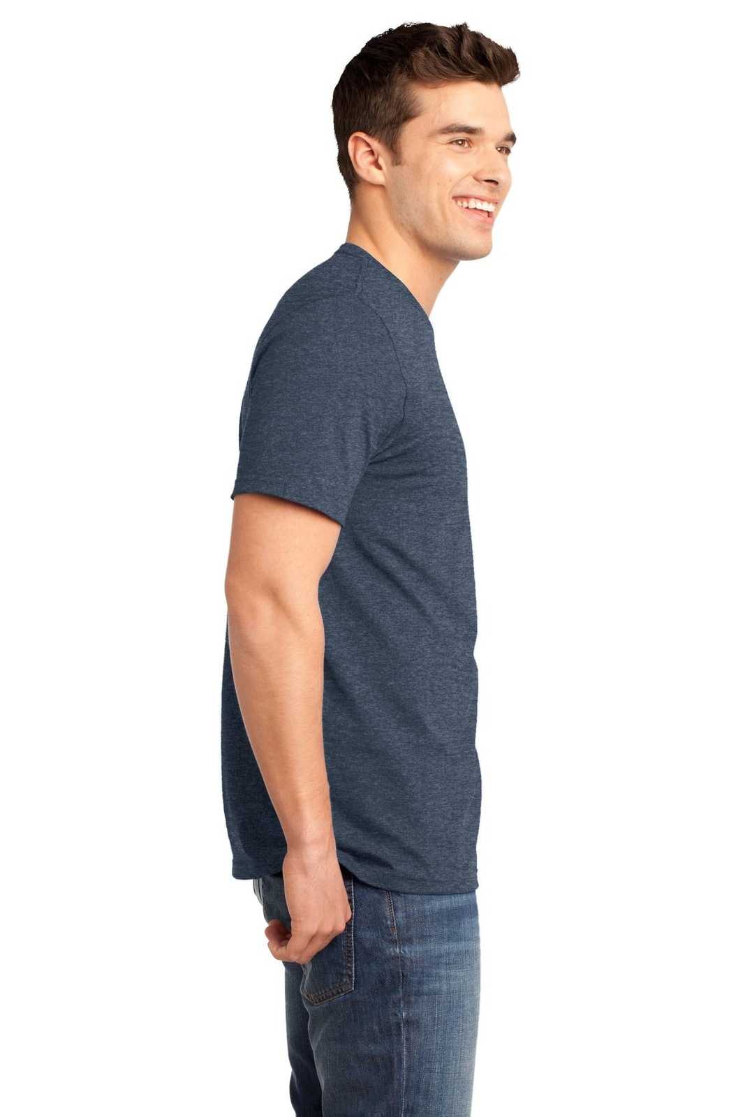 District DT6000 Very Important Tee - Heathered Navy - HIT a Double - 3