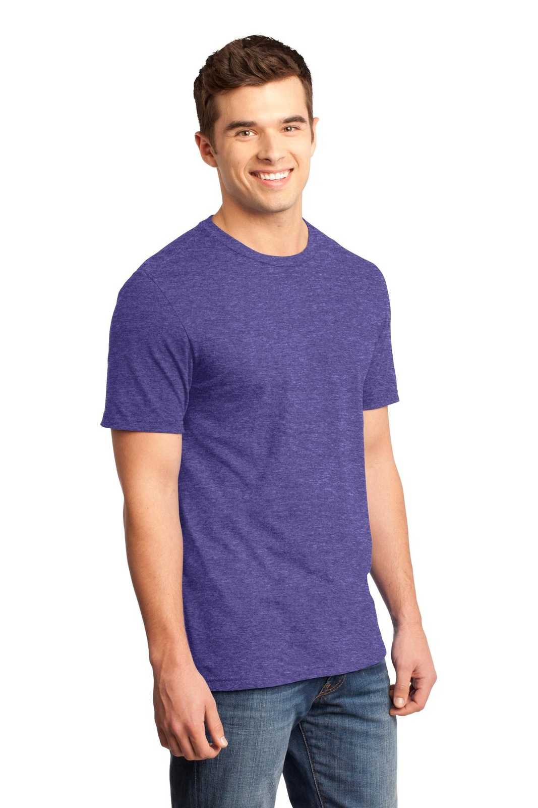 District DT6000 Very Important Tee - Heathered Purple - HIT a Double - 4