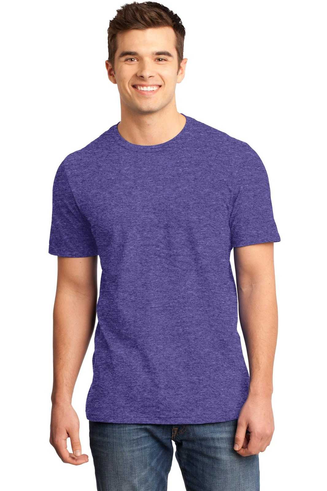 District DT6000 Very Important Tee - Heathered Purple - HIT a Double - 1