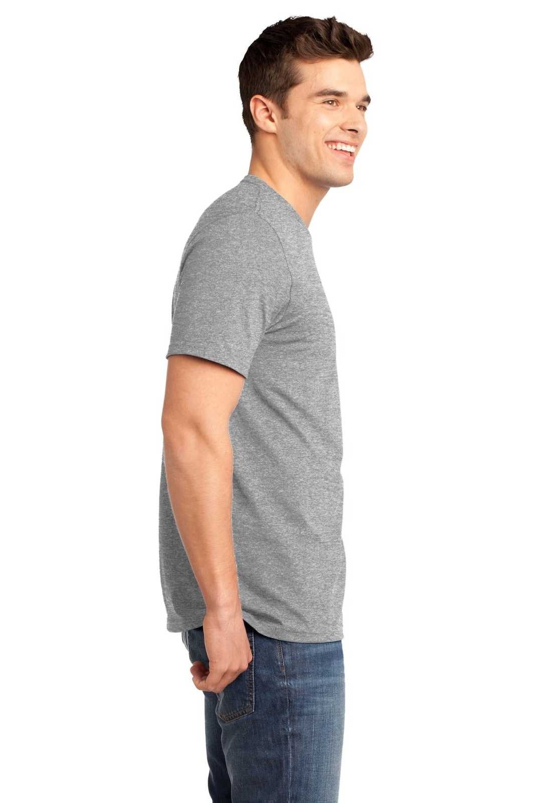 District DT6000 Very Important Tee - Light Heather Gray - HIT a Double - 3