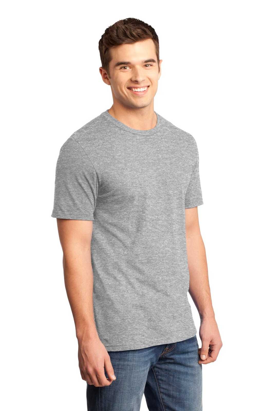 District DT6000 Very Important Tee - Light Heather Gray - HIT a Double - 4