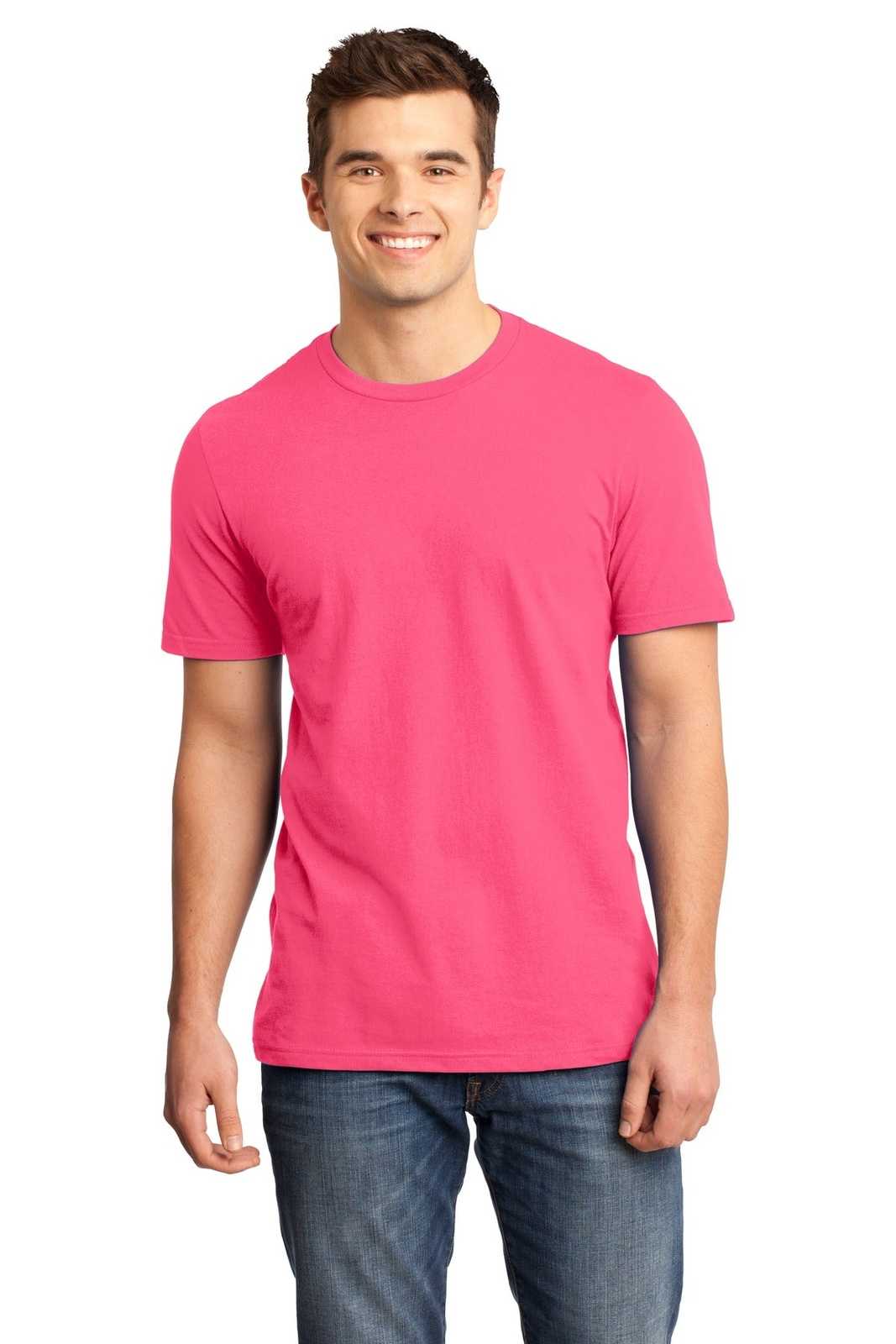 District DT6000 Very Important Tee - Neon Pink - HIT a Double - 1