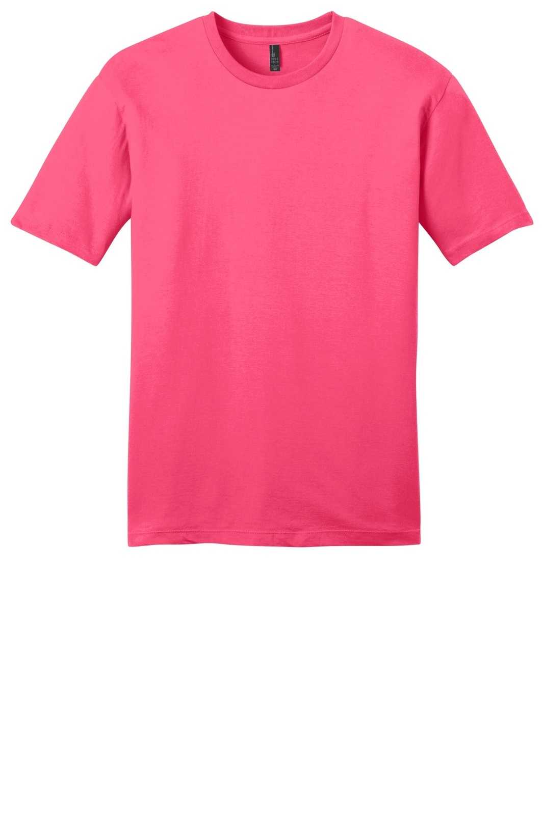 District DT6000 Very Important Tee - Neon Pink - HIT a Double - 5
