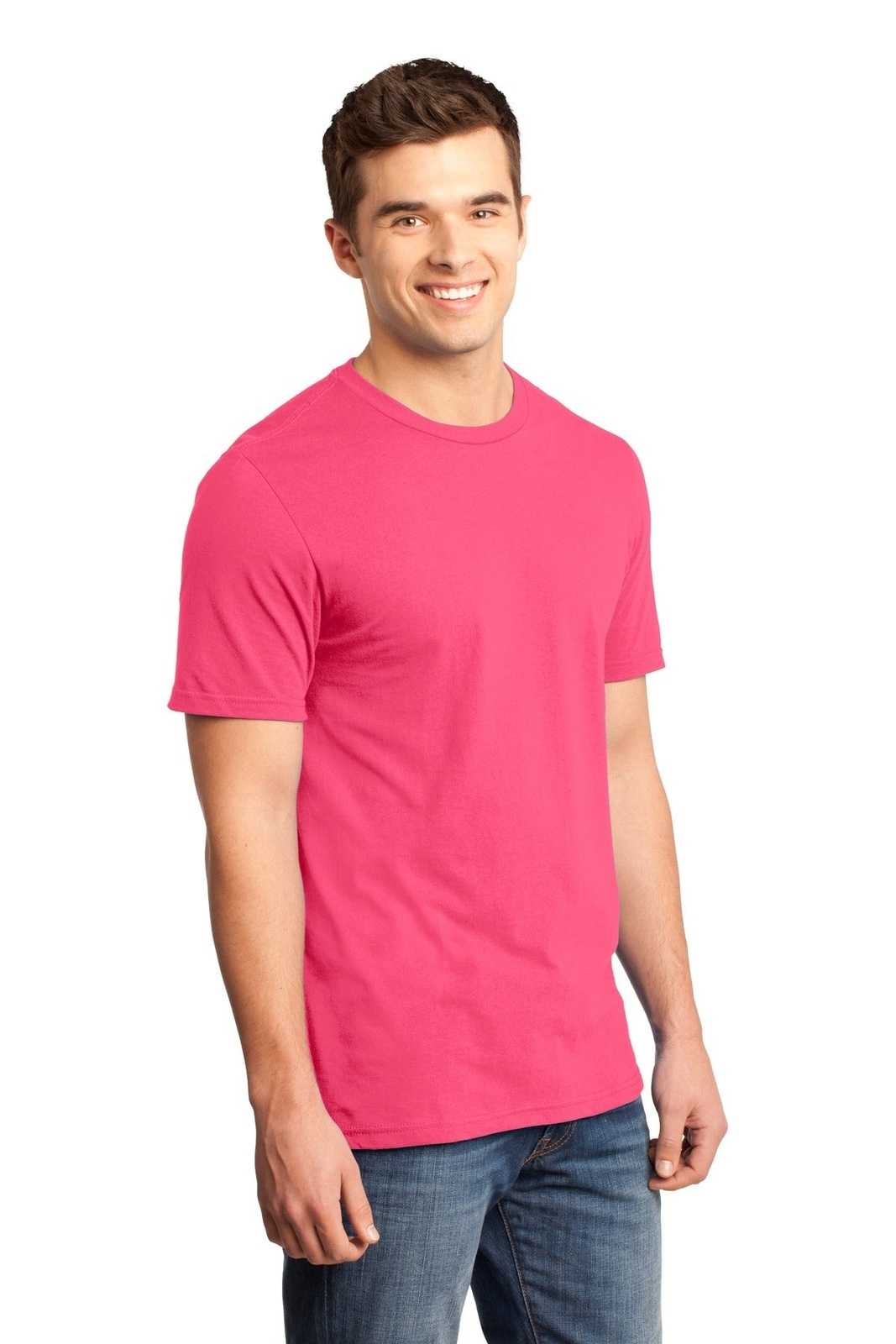 District DT6000 Very Important Tee - Neon Pink - HIT a Double - 4