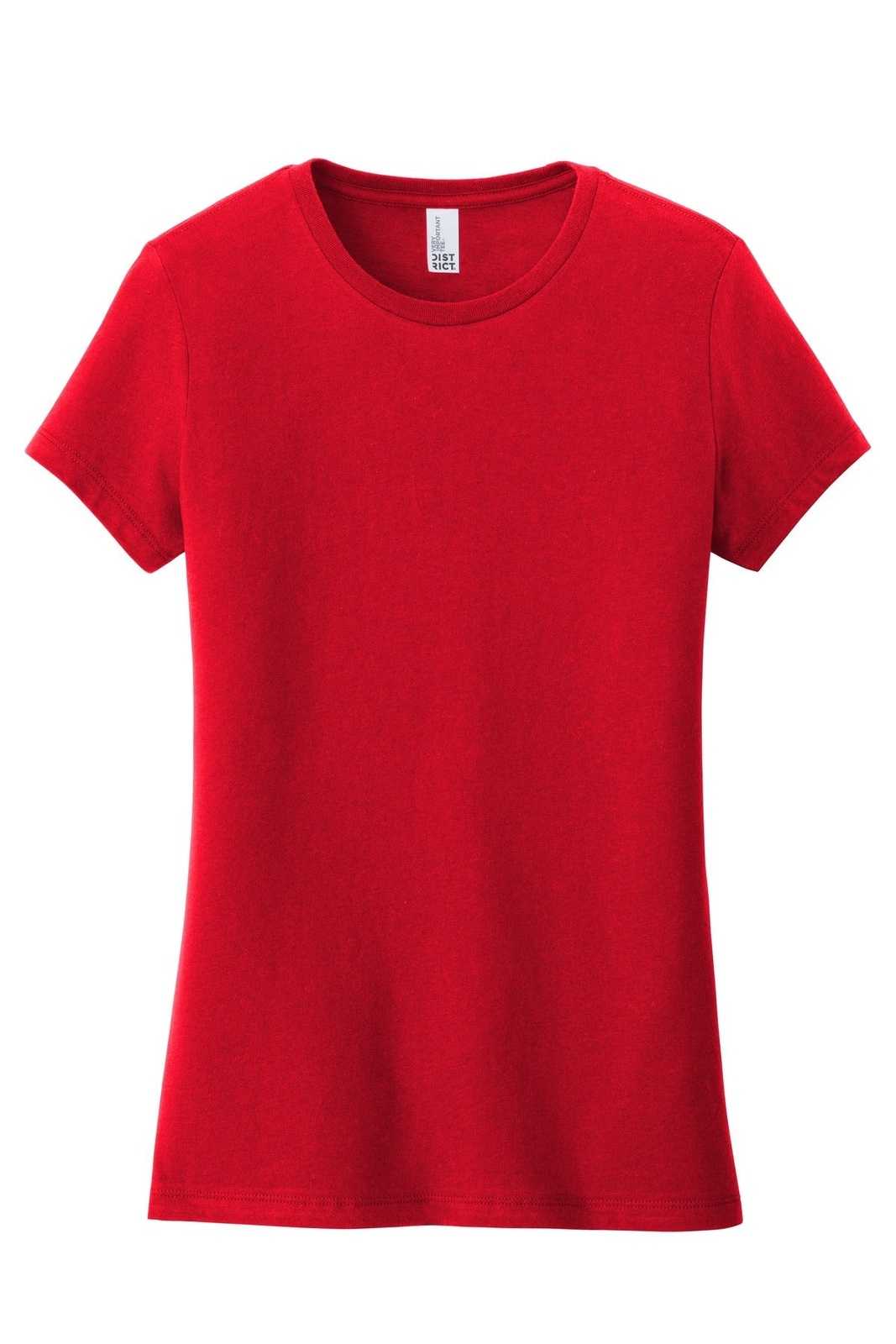 District DT6002 Women&#39;s Very Important Tee - Classic Red - HIT a Double - 5