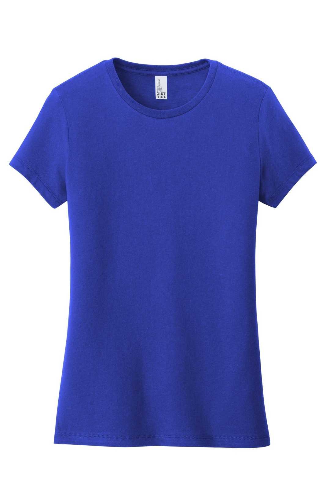 District DT6002 Women&#39;s Very Important Tee - Deep Royal - HIT a Double - 5