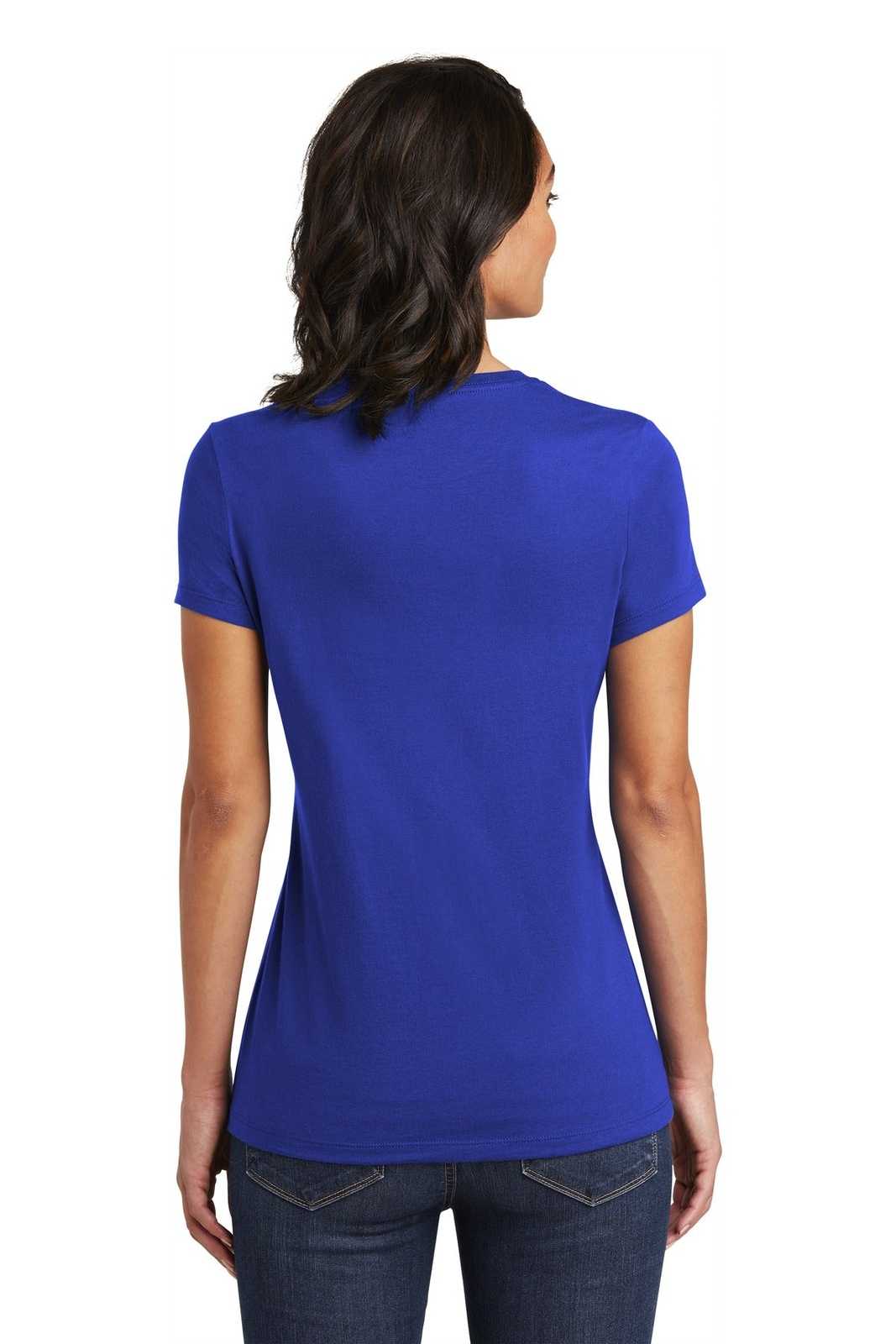 District DT6002 Women's Very Important Tee - Deep Royal - HIT a Double - 1