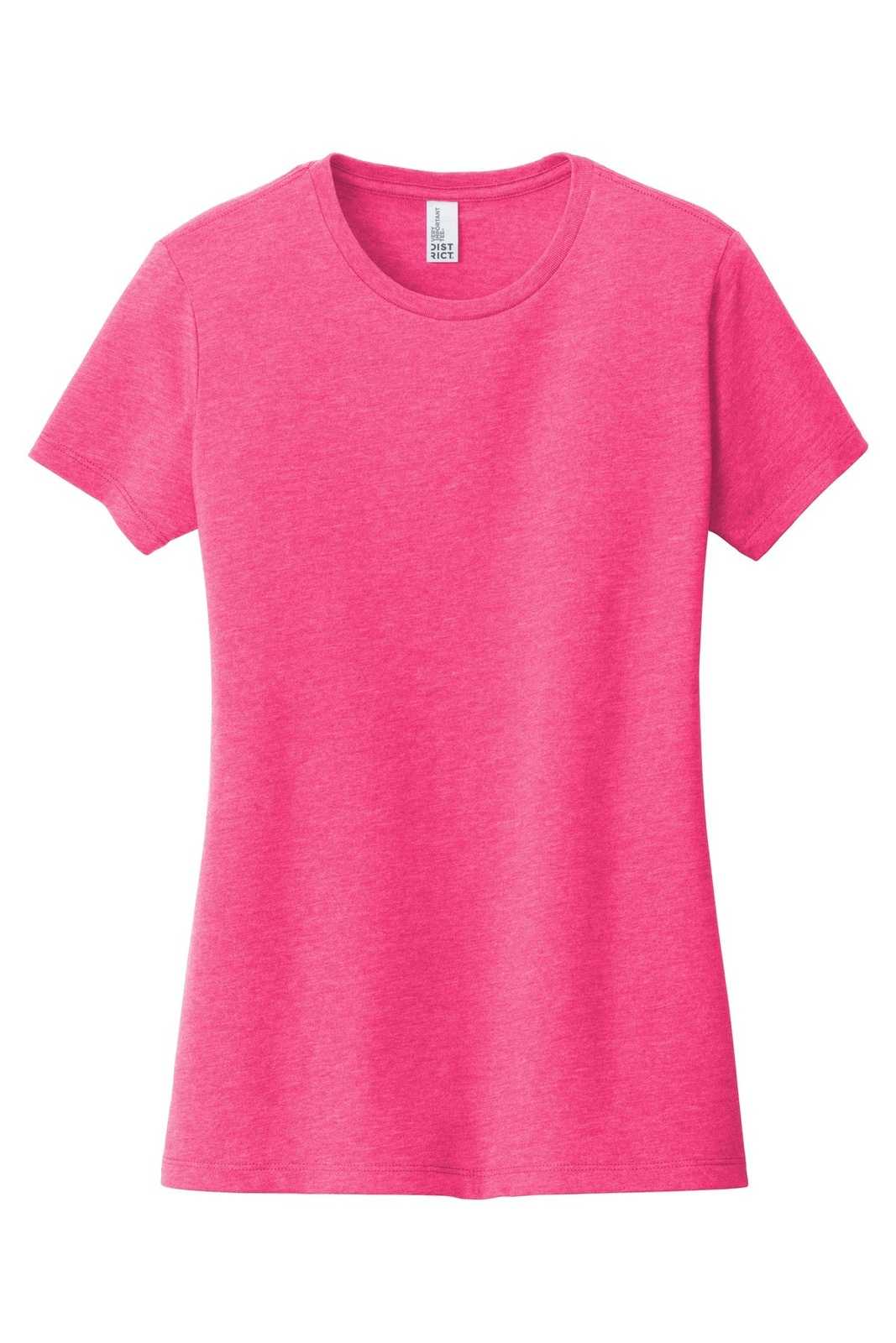 District DT6002 Women&#39;s Very Important Tee - Fuchsia Frost - HIT a Double - 5