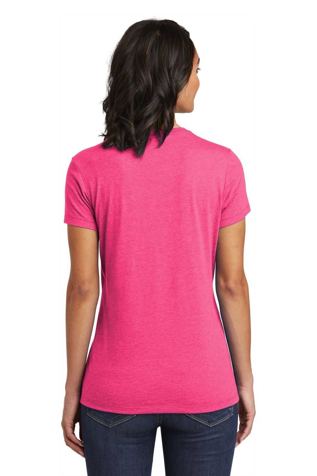 District DT6002 Women&#39;s Very Important Tee - Fuchsia Frost - HIT a Double - 2