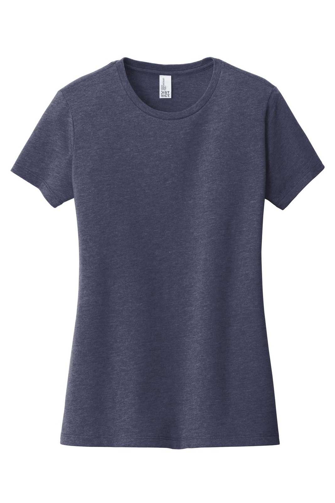 District DT6002 Women&#39;s Very Important Tee - Heathered Navy - HIT a Double - 5